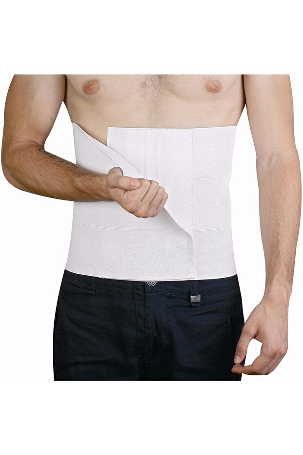 Abdominal Karın Korsesi 21 cm - Ameliyat ve Doğum Sonrası Toparlayıcı Destek L beden - 1