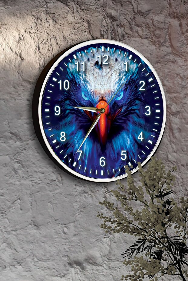 ساعة حائط نسر - 29 سم - 5