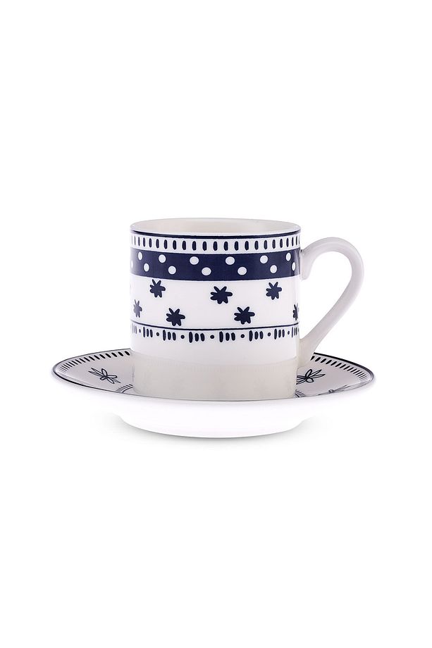 Ethnic Mix New Bone 6 Kişilik Kahve Fincan Takımı 90 ml - 6