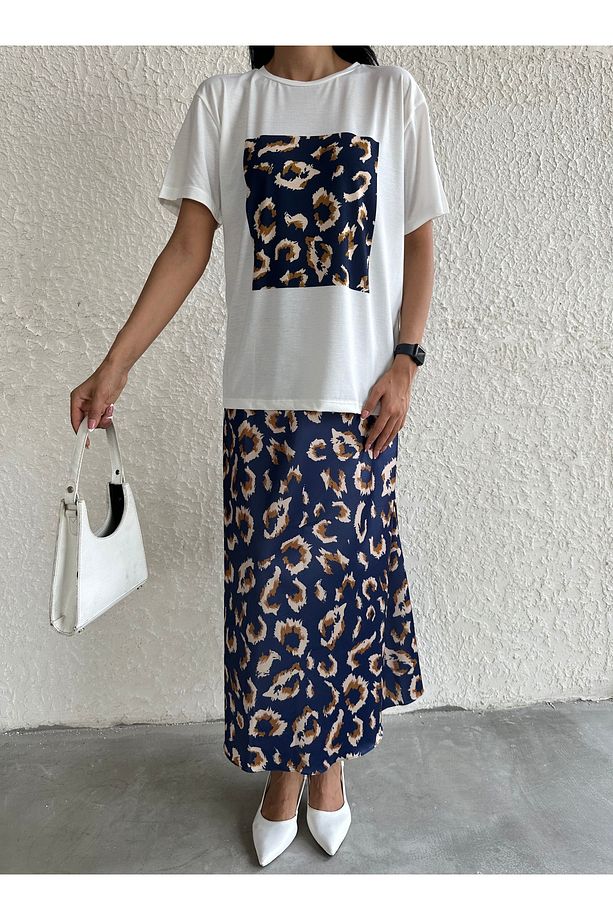 Pars Baskılı Basic T-shirt - 1