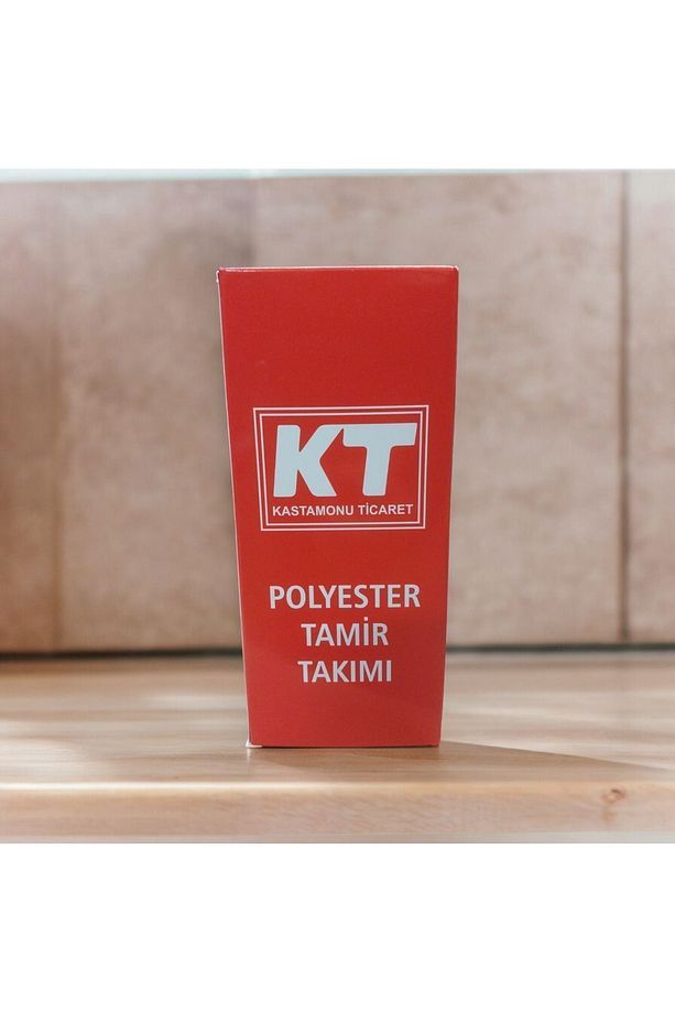 Depo tamir polyester tamir takımı plastik yama tamir 250 ml set - 1