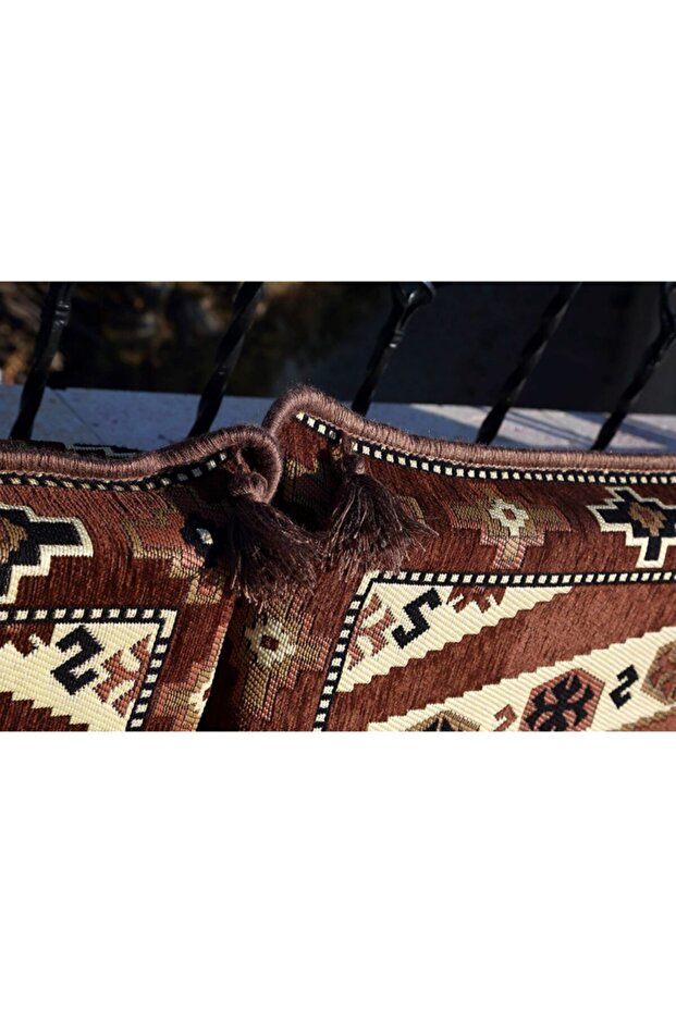 1.kalite Şark Köşesi Takımı Yörük Kahve Modeli Sünger Dahil (4 Parça) - 3