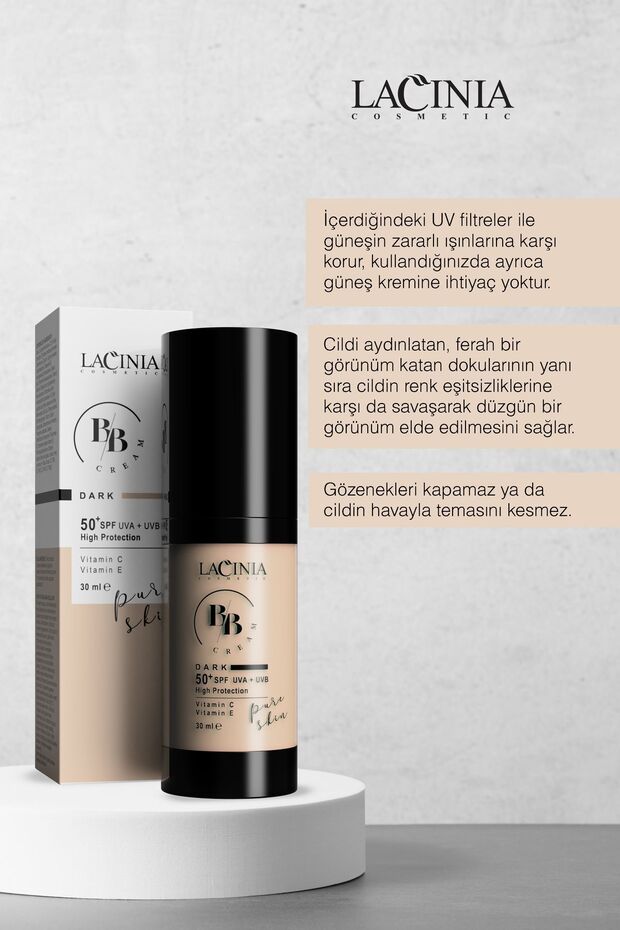 BB Cream Dark 30Ml UVA / UVB 50SPF - 2