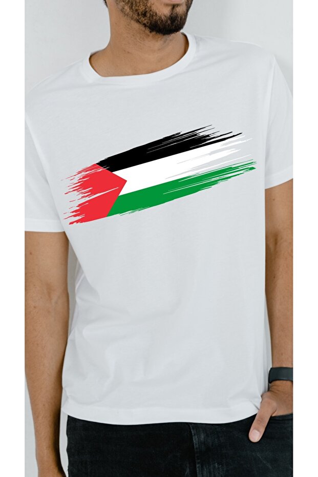 تي شيرت بنمط فلسطين - 1