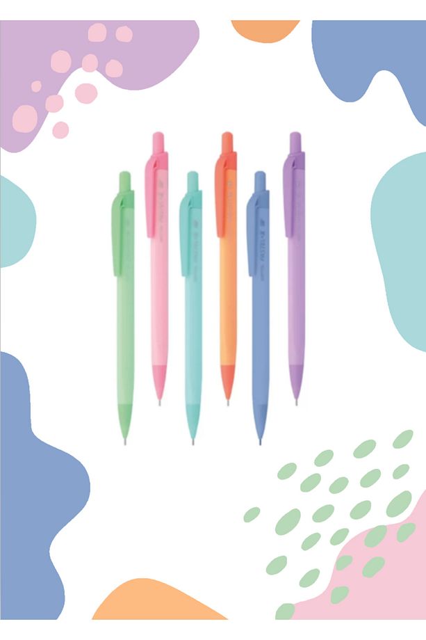 Pastel X 0.9 Uçlu Kalem (K1942) ( 6 Adet ) - 1