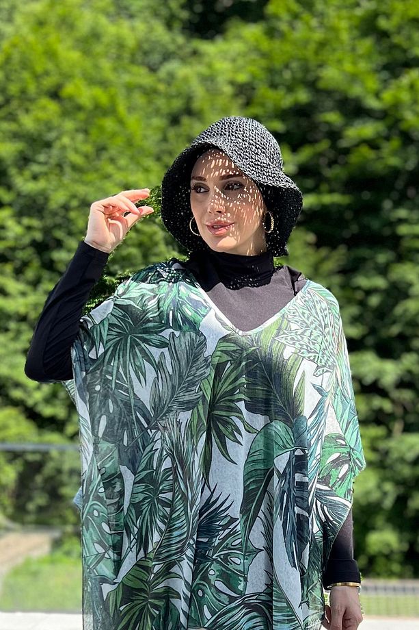 El Örgü Hasır Şapka RŞ-83 Siyah - 4