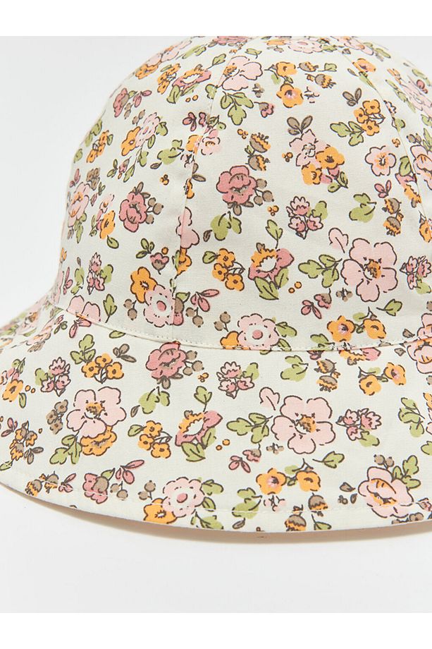LCW baby Baskılı Kız Bebek Bucket Şapka - 3