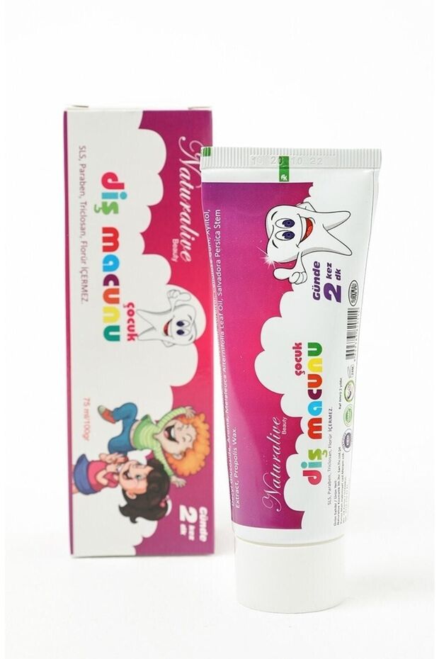Naturalıve Doğal Diş Macunu 100 Ml + Naturalıve Çocuk Diş Macunu 75 Ml - 2