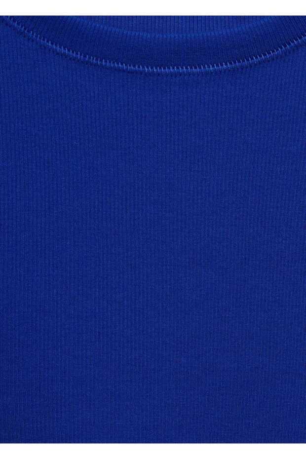 Kısa kollu triko tişört - 5