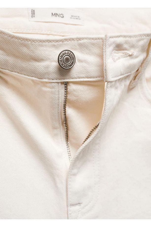 Regular fit denim bermuda şort - 6