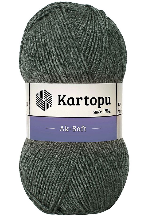 Aksoft El Örgü Ipi Yeşil K479 - 1