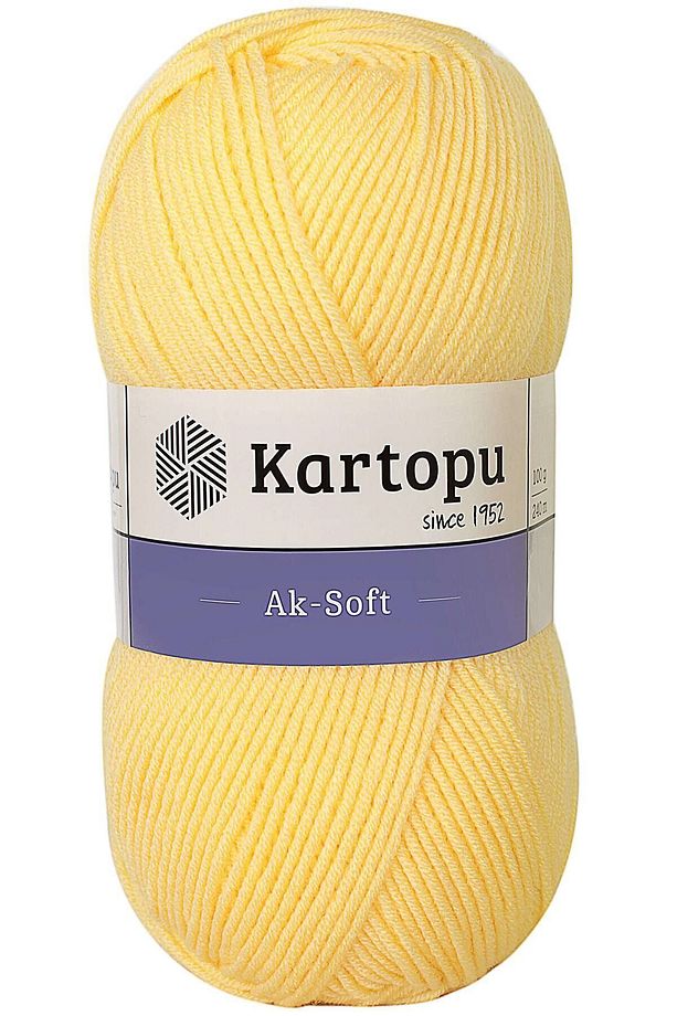 Aksoft El Örgü Ipi Açık Sarı K309 - 1