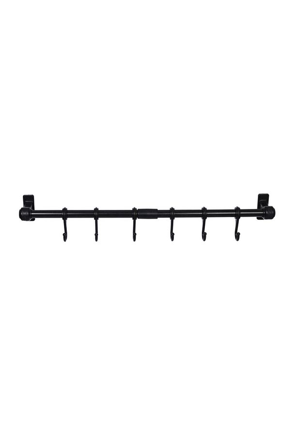 Siyah Metal Ergonomik Askılık Mutfak Ve Banyo Askısı - 4