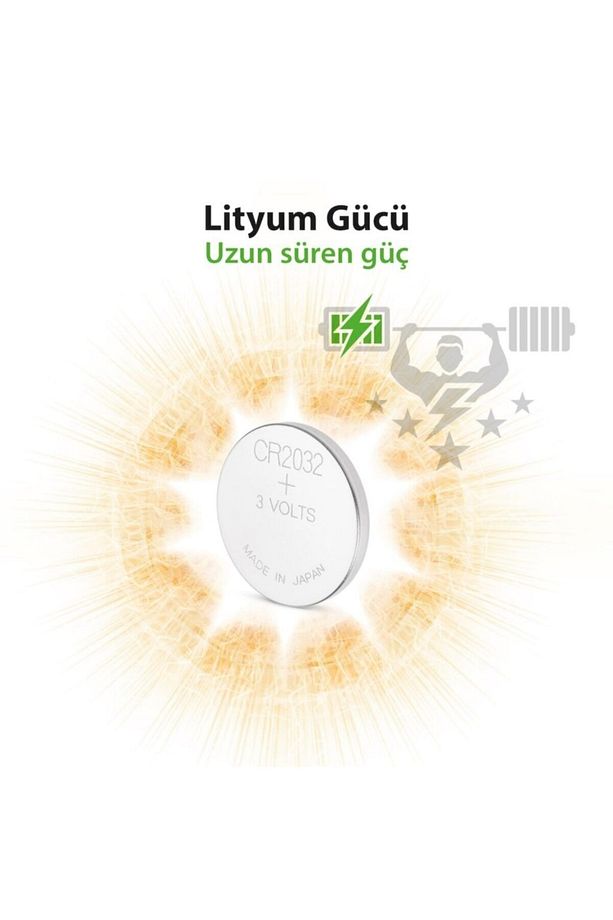 Cr-2032 Lityum 3 Volt Pil 5'li Paket - 4