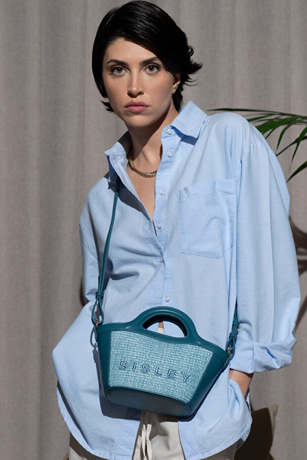 Blue Women's Handbag - Sly119