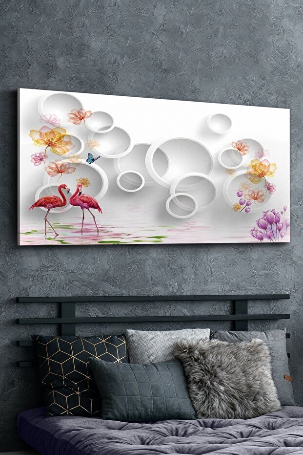 Flamingo Kanvas-canvas Tablo - 3
