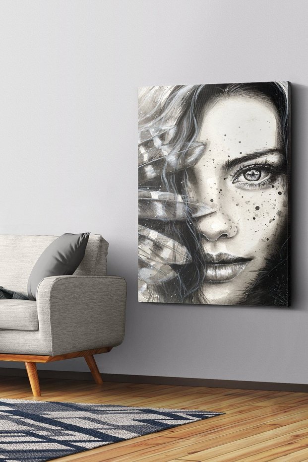Woman Portrait Canvas - Canvas Painting