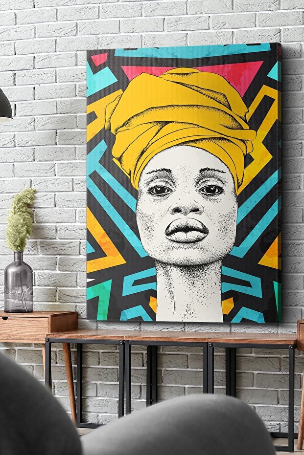 Traditional Woman Canvas - Canvas Painting