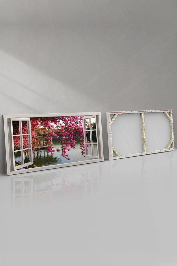 Sahile Açılan Pencere Kanvas-canvas Tablo - 5