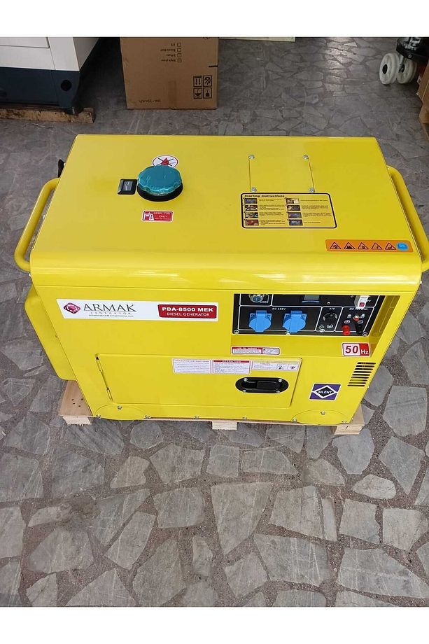 Pda-8500 Tek 7,5 Kva Dizel Kabinli Trifaze Portatif Jeneratör - 1