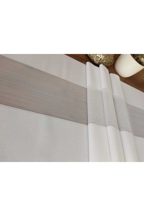 Beyaz Runner Amerikan Servis Masa Örtüsü 40x140 - 3