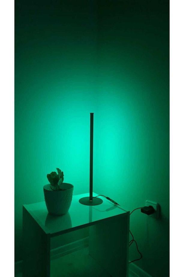 RGB Lambader Bluetooth Mobil Kontrollü Dekoratif Masaüstü Yatak Başı LED Lambader Aydınlatması 50CM - 2