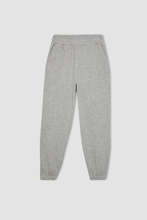 Coool Beli Paçası Lastikli Cepli Basic Düz Kalın Kumaş Jogger Eşofman Altı Z4825az23wn - 1