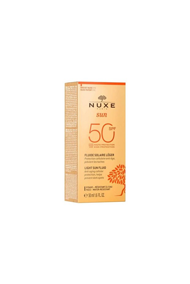 عامل حماية من الشمس SPF 50 - واقي شمسي رقيق للوجه