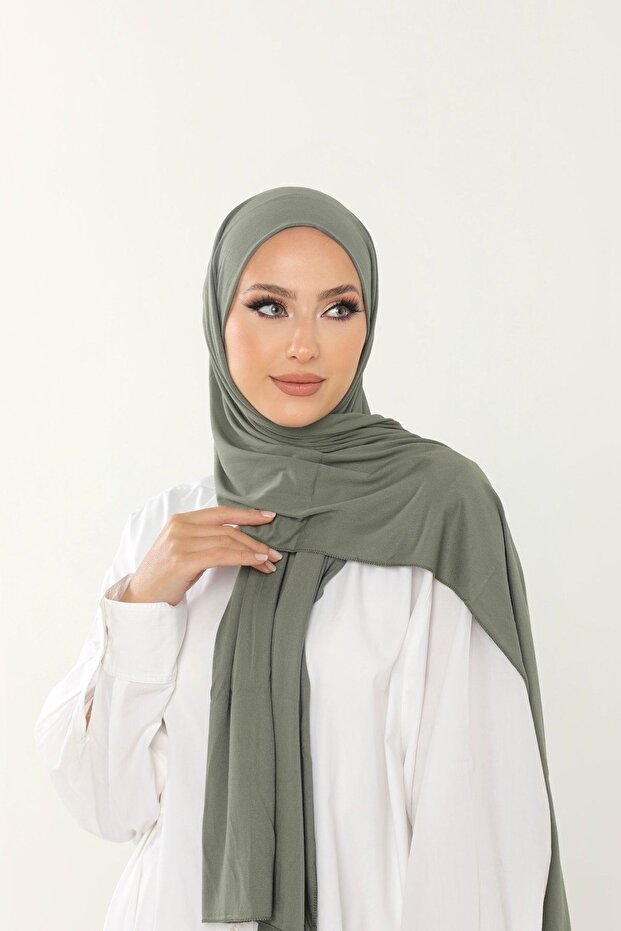 Adaçayı Luxury Combed Cotton Shawl-Women's Hijab Jersey Hijab Lycra Shawl