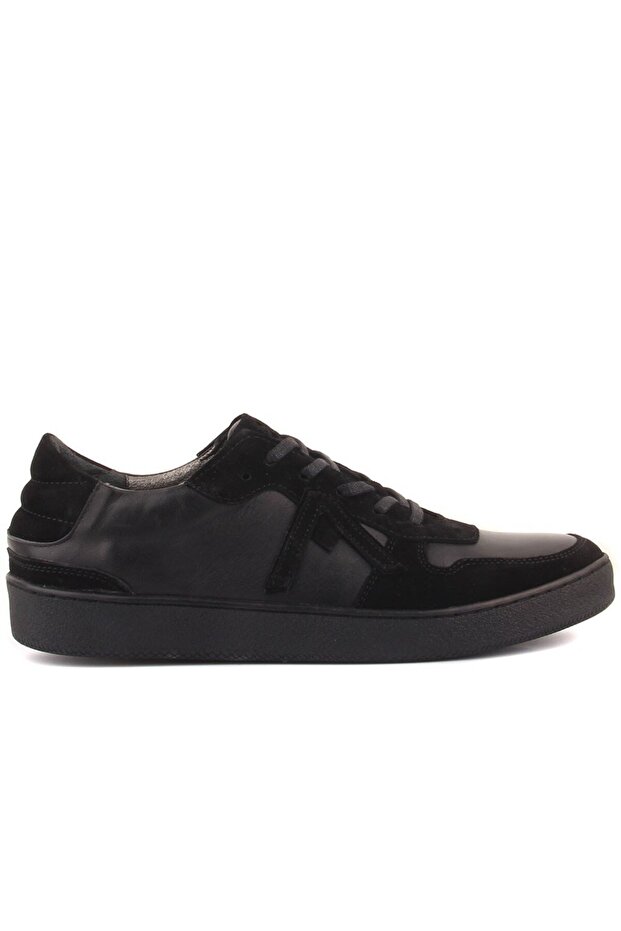 - Black Suede, Leather Men's Casual Shoes 101-6042-by457