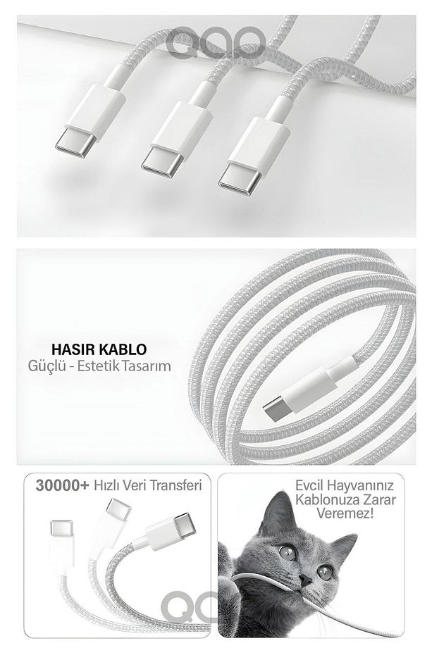 25w Usb-c Hızlı Şarj Adaptörü Iphone 11-12-13 Iphone 14 Iphone Set Adaptör Lightning Kablo - 7
