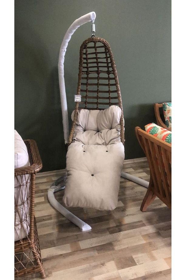 Rattan çay seti kahve rengi - 8