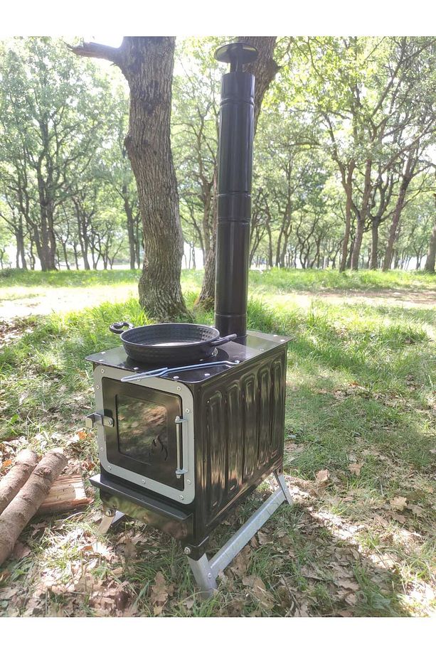 Kamp ve Çadır Sobası, Odun Sobası, Taşınabilir Soba - 6