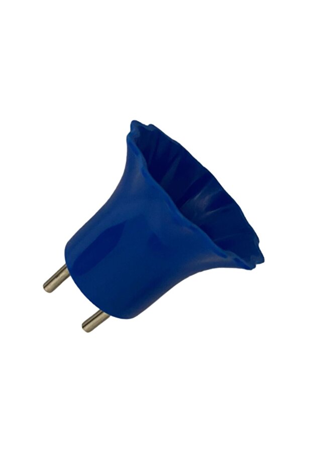 Tekli Fiş Duy Mavi - E27 - 1