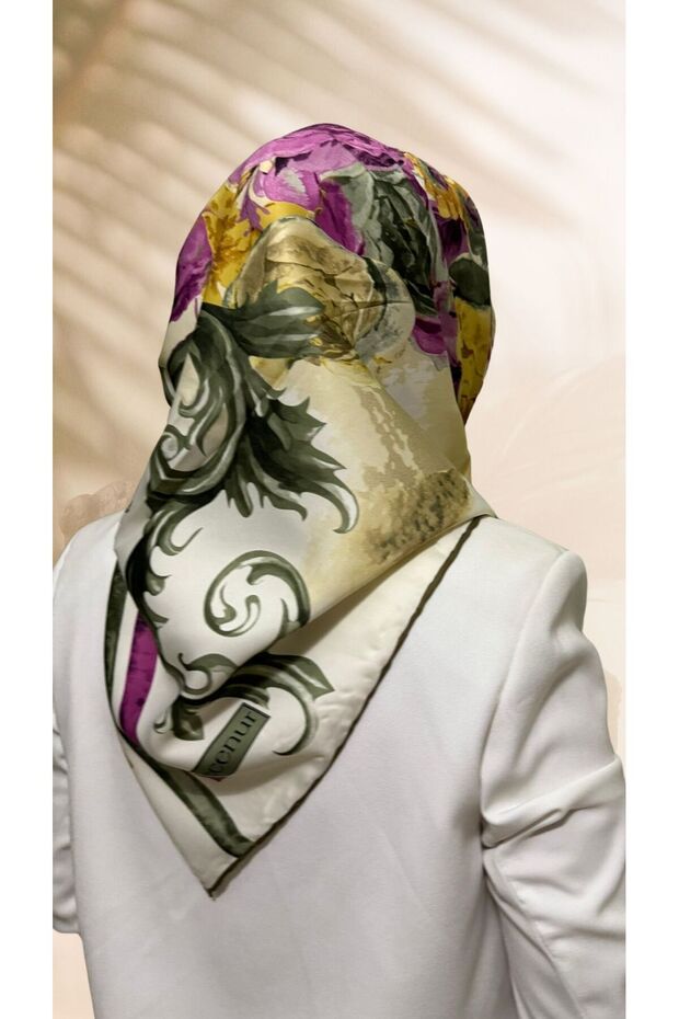 Rayon Patterned Scarf - 1