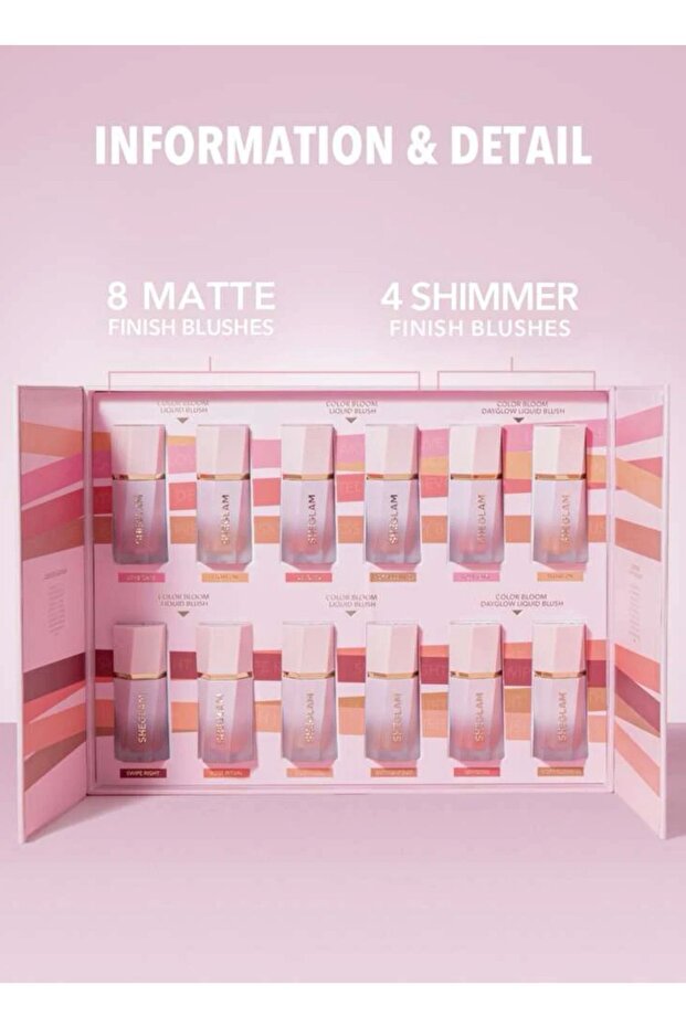 Color Bloom Shimmer & Matte Colection set - 5