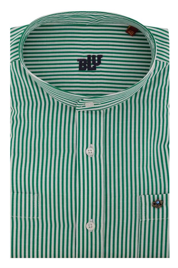 Hakim Yaka Klasik Gömlek - 1