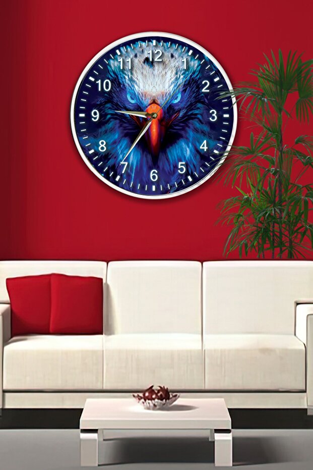 ساعة حائط نسر - 29 سم - 2