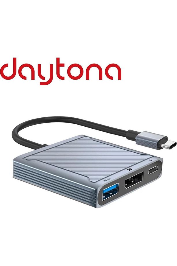Dp-01 Type-c To Displayport Multifunction 8k 60hz Çevirici Dönüştürücü Aktarıcı Adaptör - 1