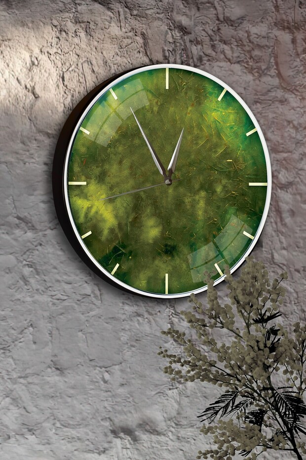 Grass Wall Clock - 29 cm - 5