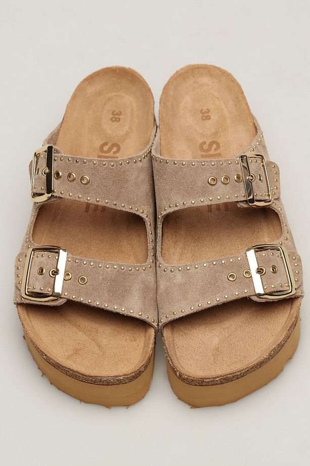 Nesren Slipper Mantar Taban Hakiki Süet Deri Terlik - 4