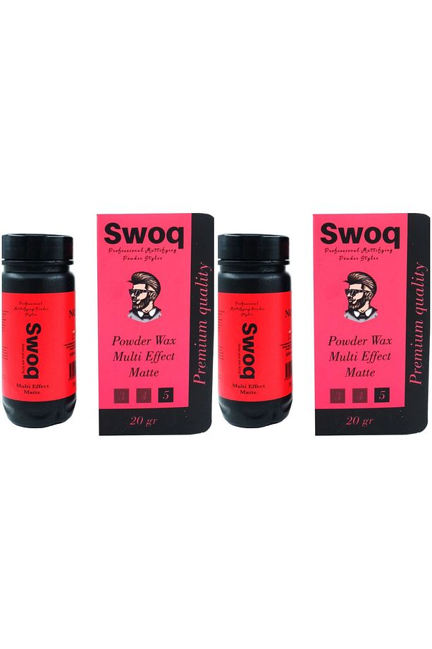 SAÇ ŞEKİLLENDİRİCİ PUDRA WAX NO:3 20GR X2 ADET & YÜZ7 PROFESYONEL SAÇ FIRÇASI - 4