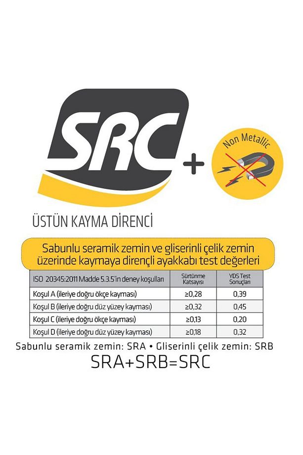 YDS UL 100 S3 Kompozit Burun ve Kevlar Ara Tabanlı İş Ayakkabısı %100 Deri EN ISO 20345 - 3
