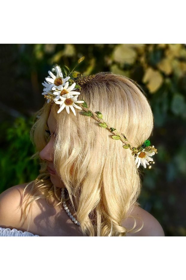 Floral Crown, Bridal Crown, Bridesmaid Crown, Maternity Crown, Henna Crown, Outdoor Shooting Crown