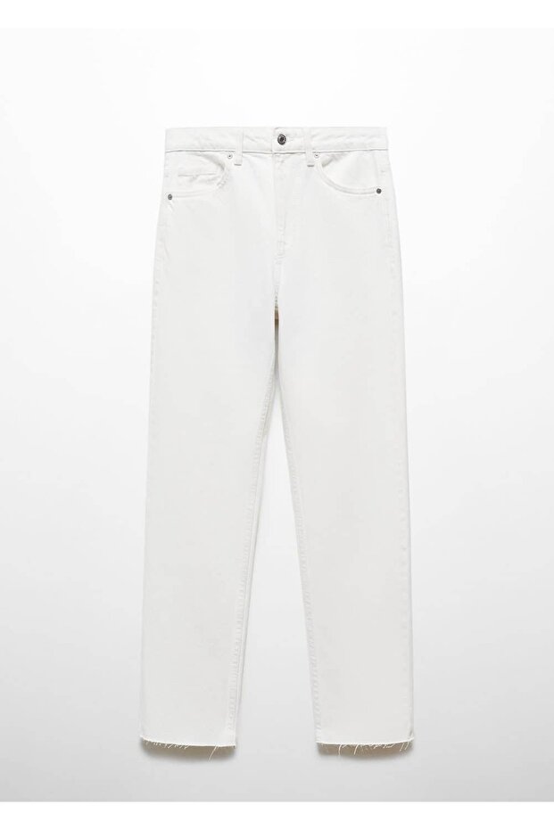 Düz kesim crop jean - 3