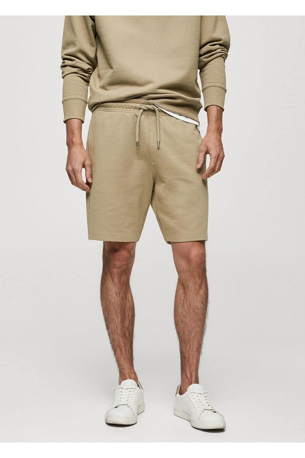 Jogger pamuklu jogger şort - 1