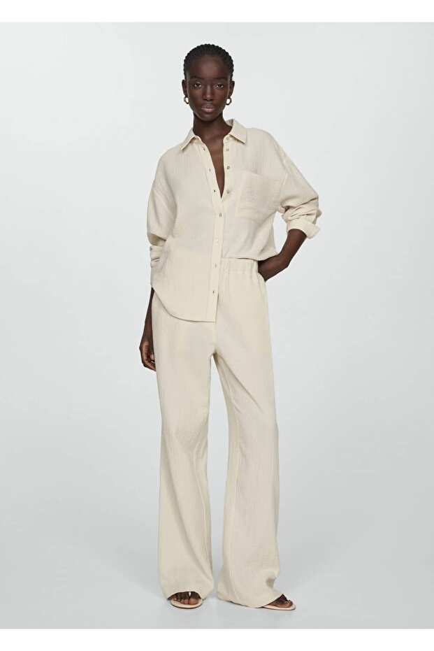 Baumwoll-Wideeg-Hose - 2