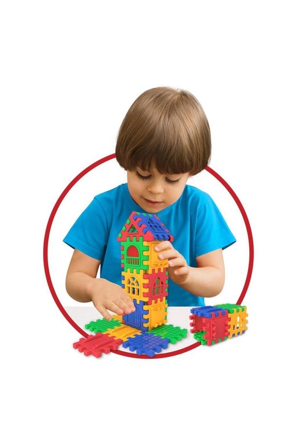 Puzzle City 3d Yapı Ve Tasarım Blokları 128 Parça - 4