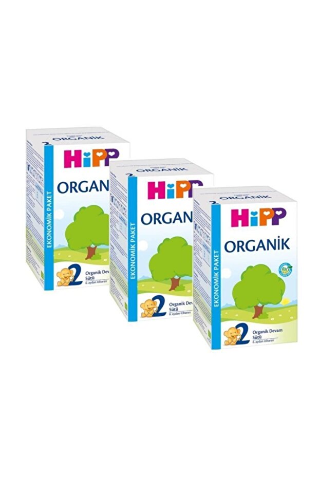2 Organik Devam Sütü 600 gr 3'lü - 1