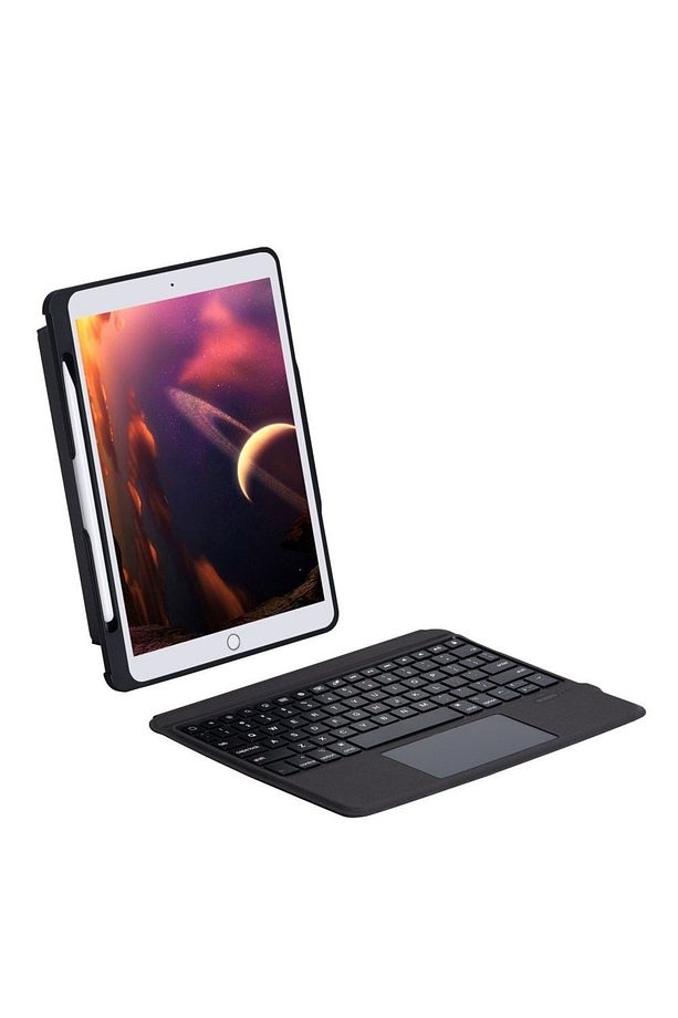 Ipad 8. Ve 9. Nesil 2020 /2021 10.2 Inç Bluetooth Kablosuz Klavyeli Kılıf - 5